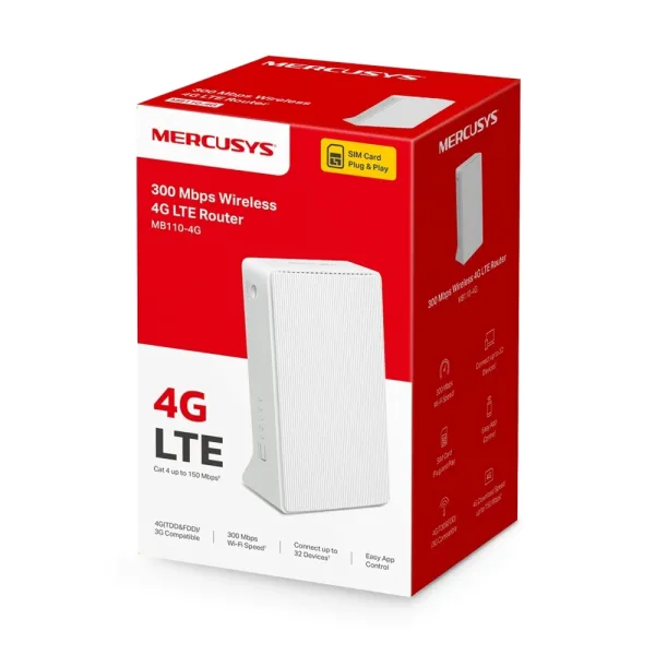 Mercusys mb110 เราเตอร์ใส่ซิม เน็ตแรง ราคาประหยัด - image 3