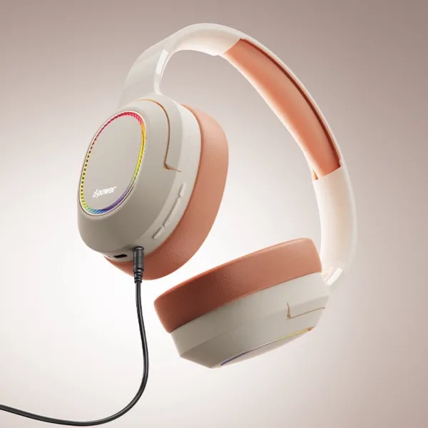 หูฟังบลูทูธ d-power hp-33 แบบครอบหู ใส่นุ่มสบาย - image 2