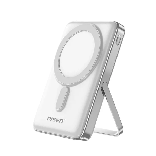 พาวเวอร์แบงค์ pisen tp-d080 (2 in 1 ดิจิตอลแม่เหล็ก) 10,000mah 30w - image 4