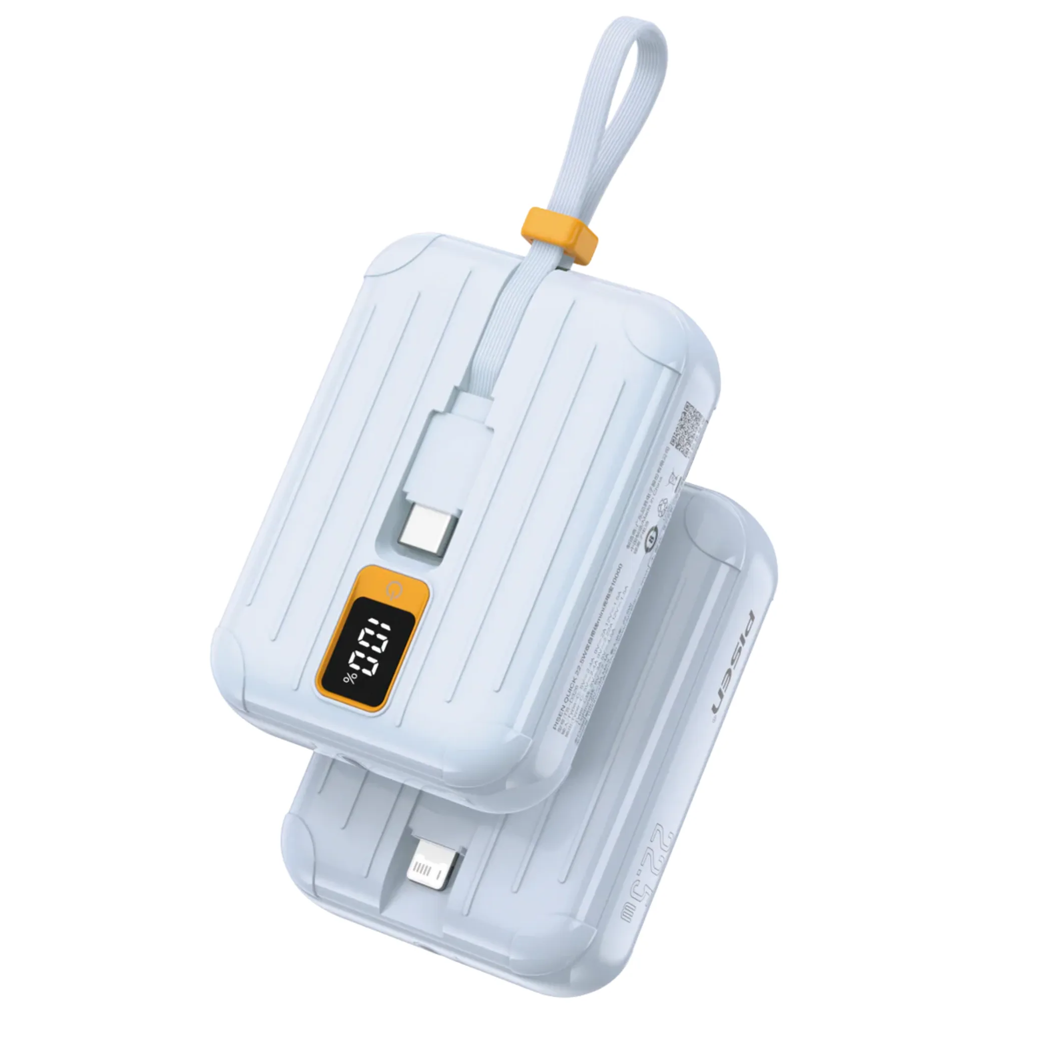 พาวเวอร์แบงค์ Pisen Ts-D326 10,000Mah 22.5W พร้อมสายชาร์จคู่ 2 พาวเวอร์แบงค์ pisen ts-d326 10,000mah 22. 5w พร้อมสายชาร์จคู่ - image 2